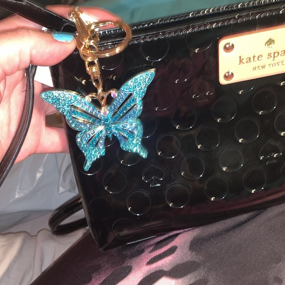 Butterfly purse/bag charm Keychain nwt - Picture 5 of 5